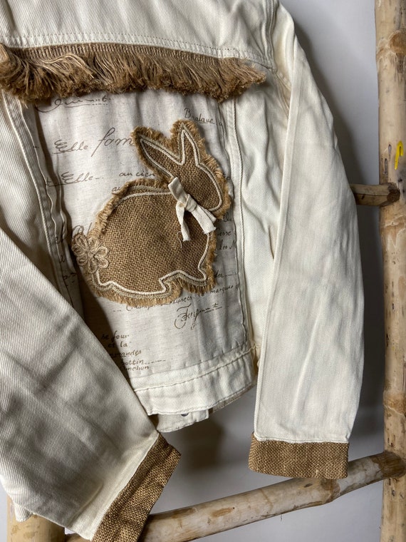 Off white jean jacket womens best sale