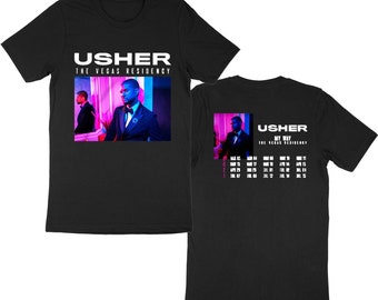 Fanart Usher My Way The Vegas Residency Tour Unisex T-Shirt, Usher Tour T-Shirt