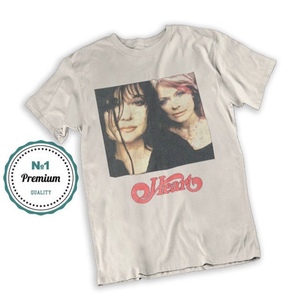 Vintage Heart Rock Band 2000's Women T-Shirt, Gift For Women