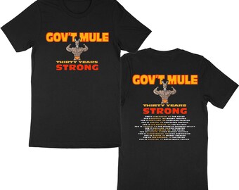 Gov't Mule Tour Thirty Year Strong Unisex T-Shirts