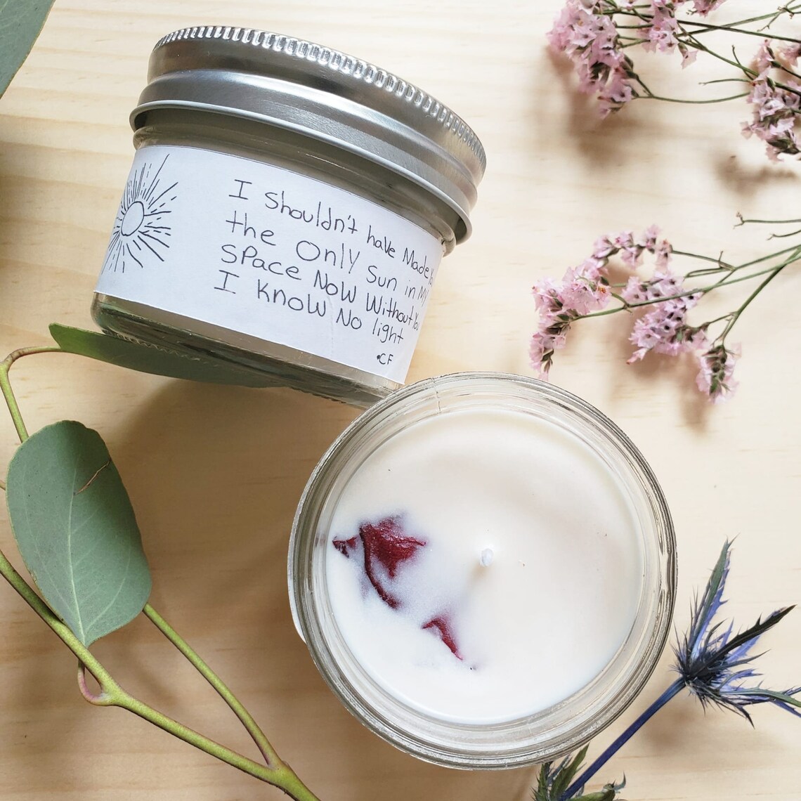 CANDLES 2 pack HANDMADE Scented Etsy