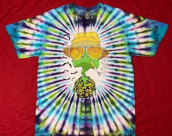 Rango Fear and Loathing in Las Vegas Tie Dye Graphic Shirt - Large