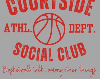 Courtside Social Club  PNG or SVG (Digital Download)