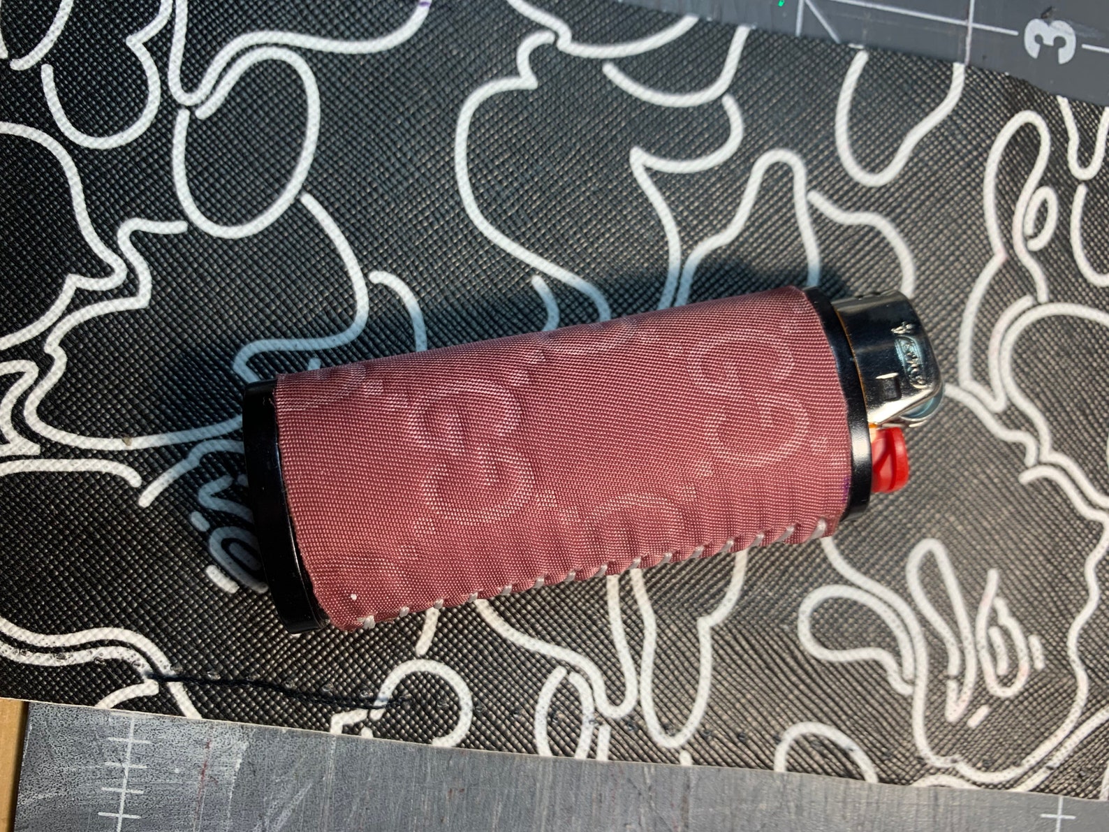 Custom Designer Lighter Case Pink/Black Etsy