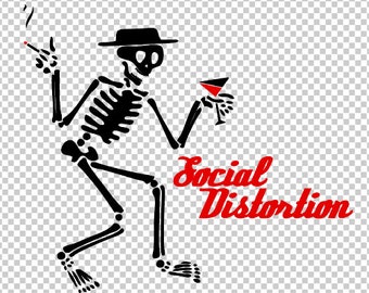 Social Distortion Band Logo SVG eps png