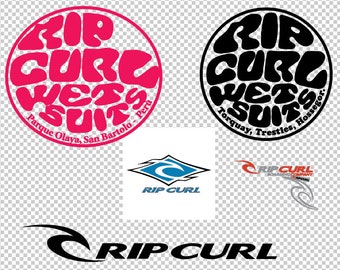 Printed Vinyl Rip Curl Wet Suits Logo - Rip Curl Png,Ripcurl Logo