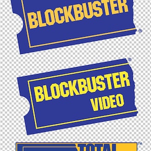 Blockbuster Video Nieistniejące logo SVG eps png