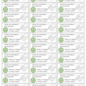 Printable Avery 5160 Label Templates for Reused Shipping Materials | Eco-Friendly Labels