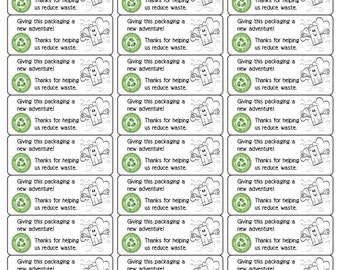 Printable Avery 5160 Label Templates for Reused Shipping Materials | Eco-Friendly Labels