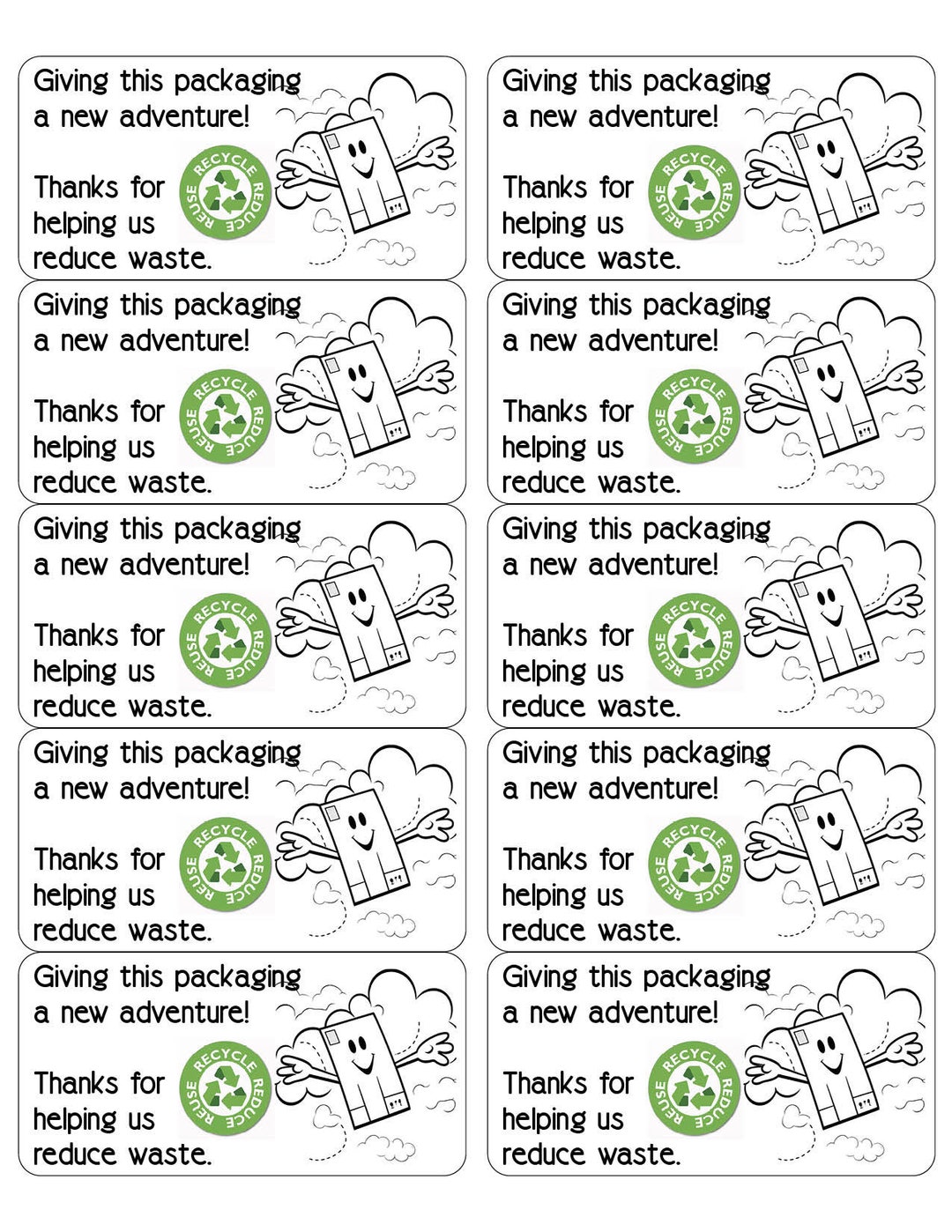 Printable Avery 5163 Label Templates for Reused Shipping Materials Eco Printable Avery 5163 Label Templates for Reused Shipping Materials Eco