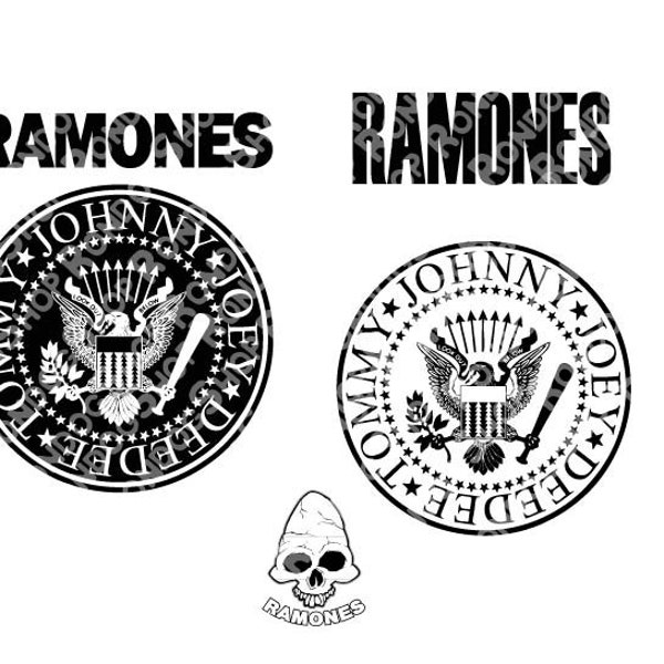 The Ramones SVG, eps, png, dxf