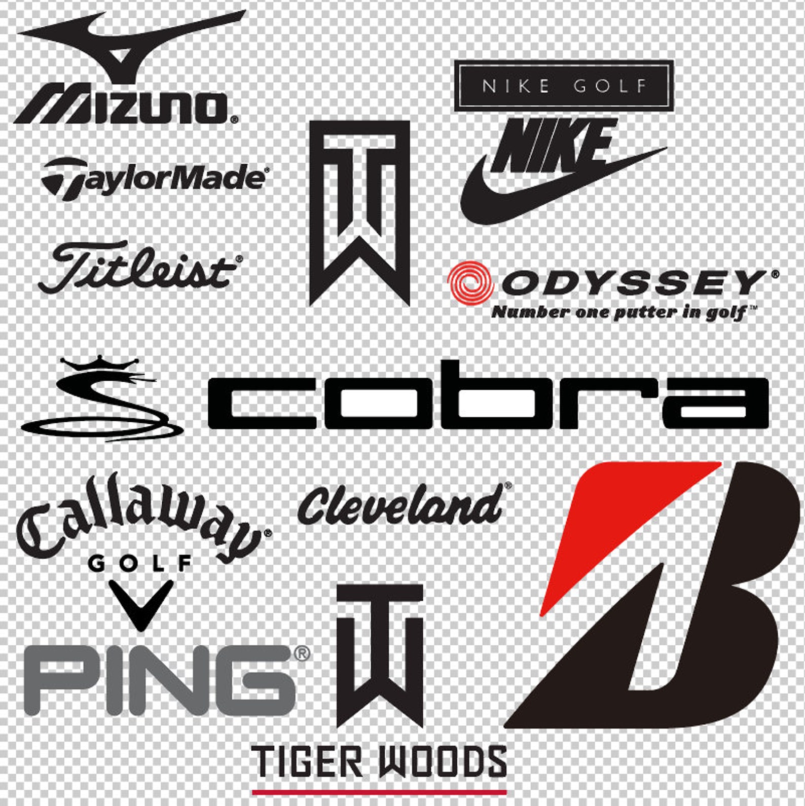 Golf Brands Logo Super Bundle SVG eps png Etsy