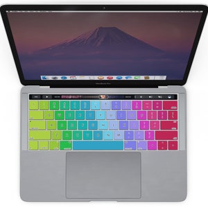 Pegatinas para teclado de MacBook, calcomanía de vinilo para ordenador  portátil, piel Monest para Mac Pro 13 15 17 -  México