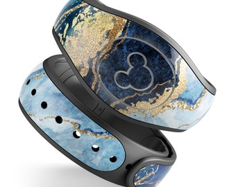 Foiled Marble Agate // Cute Best Skin Decal Vinyl Wrap for Disney MagicBand+, 1 or 2 (Adult + Child Magic Band)