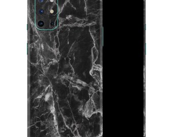Smooth Black Marble // Full-Body Skin Decal Wrap Cover for OnePlus Phones