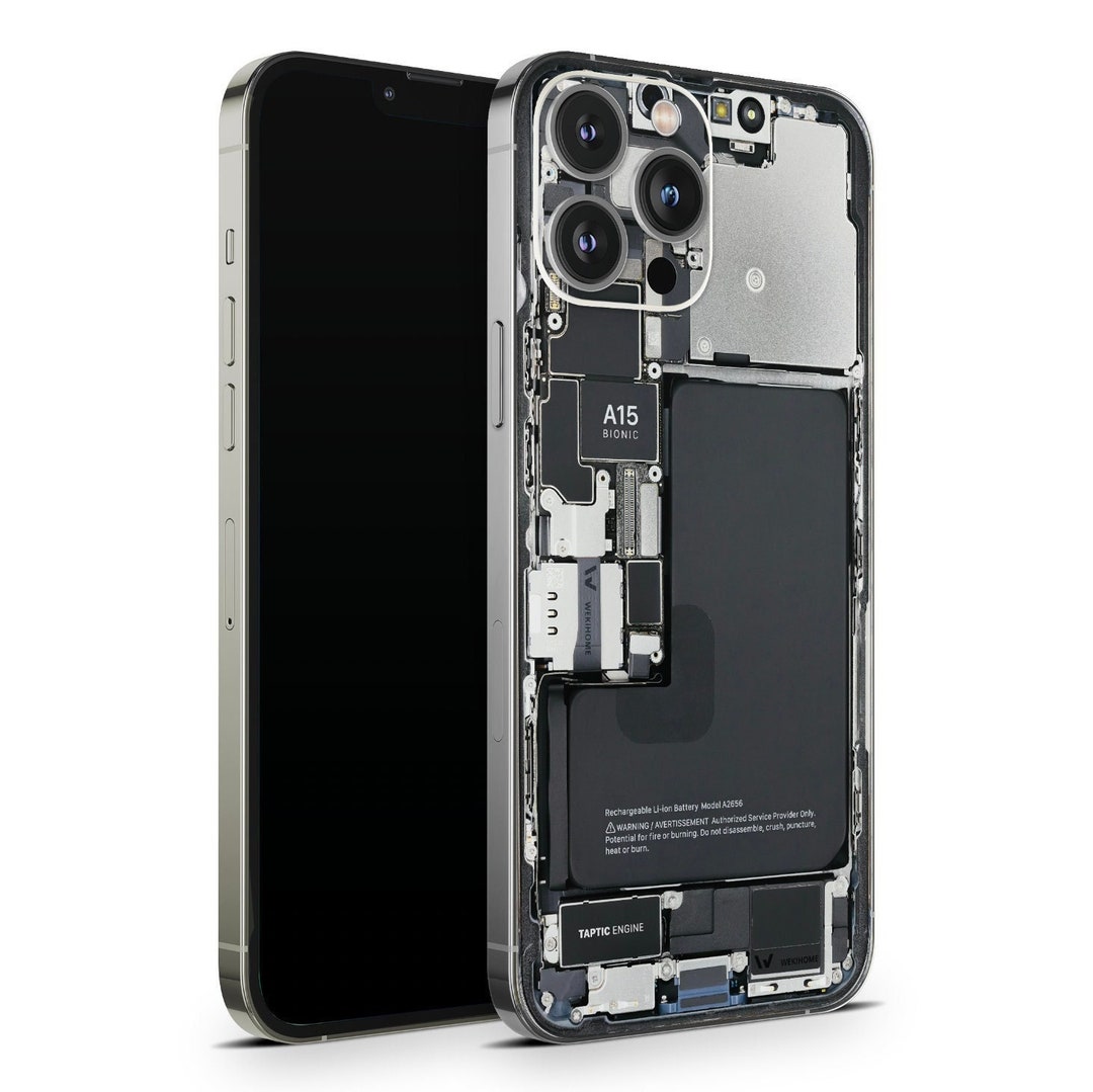 Transparante binnenkant//Geeks Full-Body Skin Decal Wrap Cover voor Apple iPhone  15, 15 Pro Max, 14, 13, 12, 11 alle modellen -  Nederland