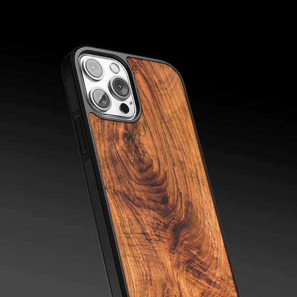 Raw Wood Planks V11 // Scratch-Resistant Hard Case for Apple iPhone 15, 15 Pro Max, 14, 13, 12, 11 (All models!)