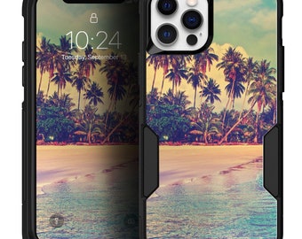 Dreamy Beach // Decal Skin-Kit for iPhone 11, 12, XR, SE OtterBox Commuter, Defender or Symmetry Cases (All Models)