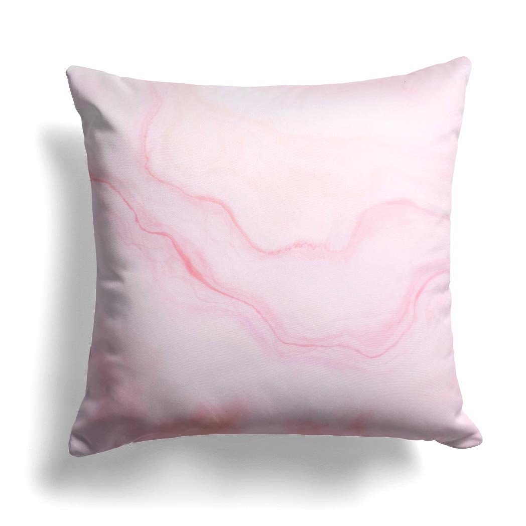 surface en marbre v1 rose // décoration intérieure ou extérieure housse d'oreiller plus coussin pour canapé, lit canapé
