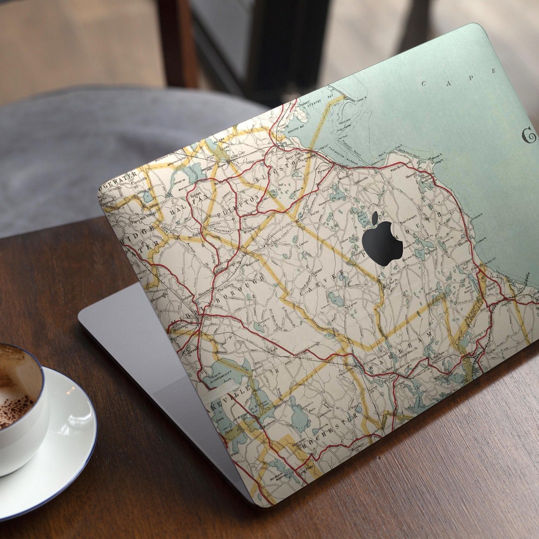 The Vintage Map of Cape Cod // Skin Decal Wrap Kit Compatible - Etsy