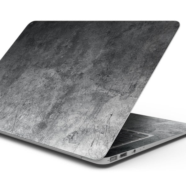 Scratched Metal Fab // Skin Decal Wrap Kit Compatible with the Apple MacBook Pro, Pro with Touch Bar or Air (11, 12, 13, 15 & 16" - All
