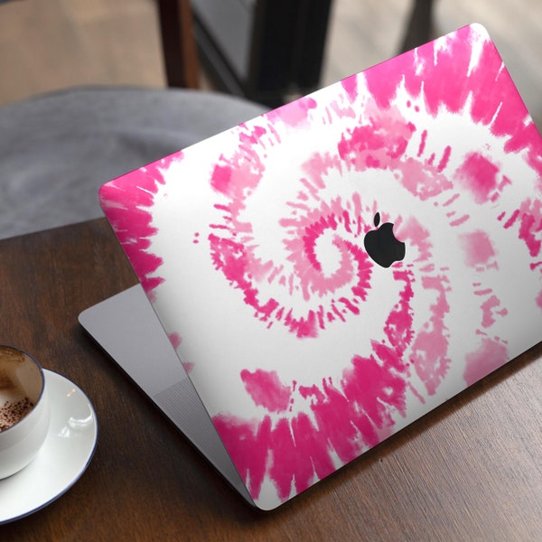 Spiral Tie Dye V6 // Skin Decal Wrap Kit Compatible with the Apple MacBook Pro, Pro with Touch Bar or Air (11, 12, 13, 15 & 16" - All