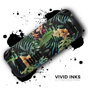 Tropical Forest v1 // Full Body Skin Decal Wrap Kit for the Steam Deck Console Gaming Device