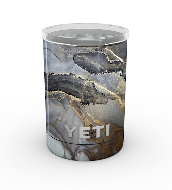 Yeti Skins | Black Camo Skin for Yeti 30 oz Tumbler | Carbon Fiber | Custom Vinyl Skin Wrap | Mighty Skins