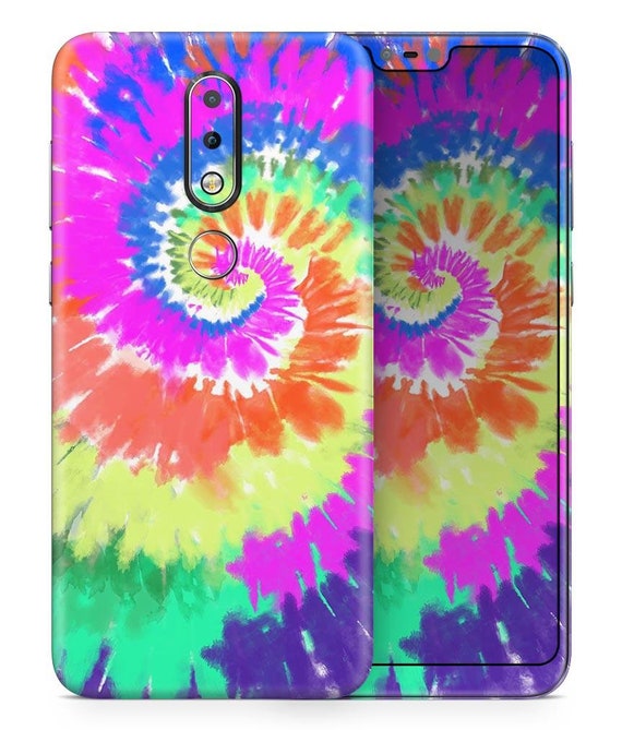 Spiral Tie Dye V1 Full body Skin Decal Wrap Cover for Nokia 5