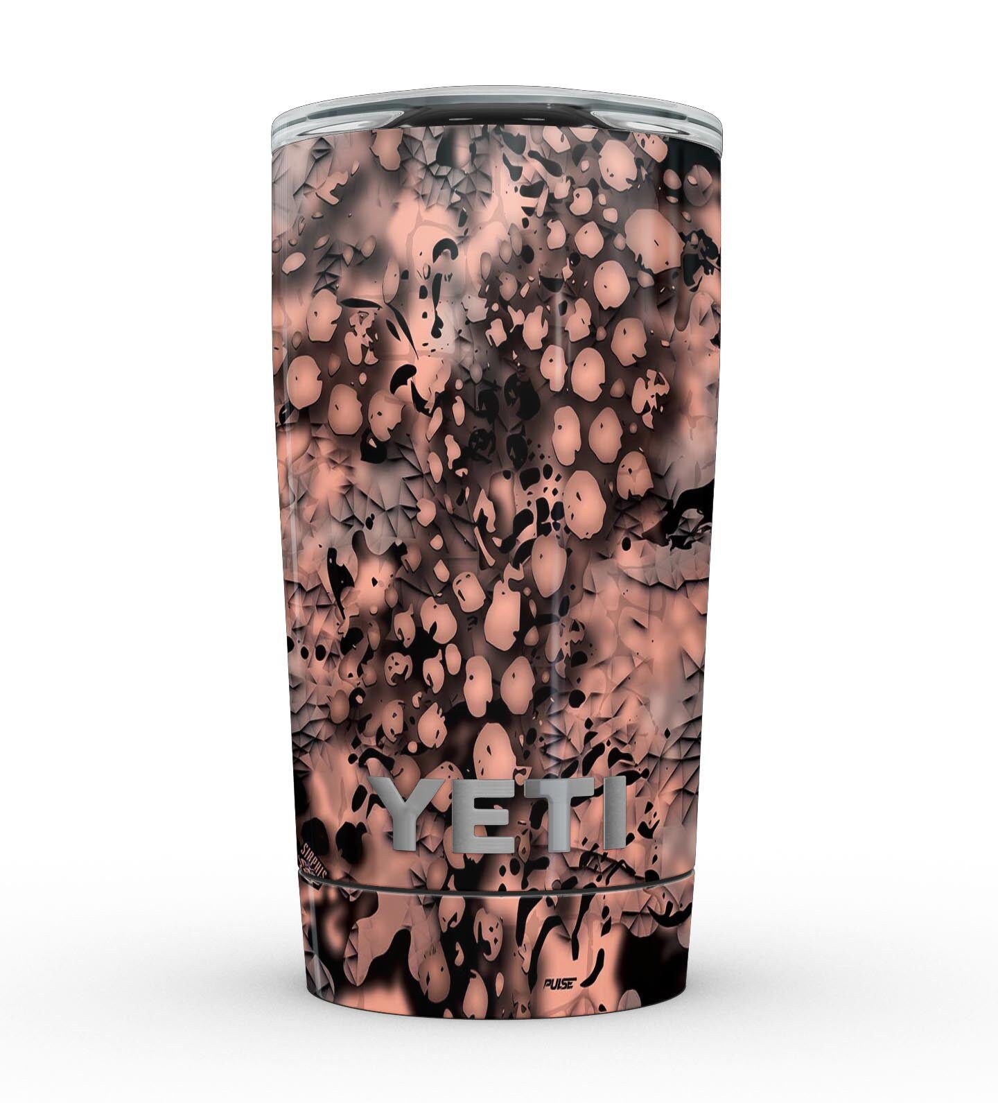 Skin Decal for Yeti 30 oz Rambler Tumbler / pink camo, camouflage