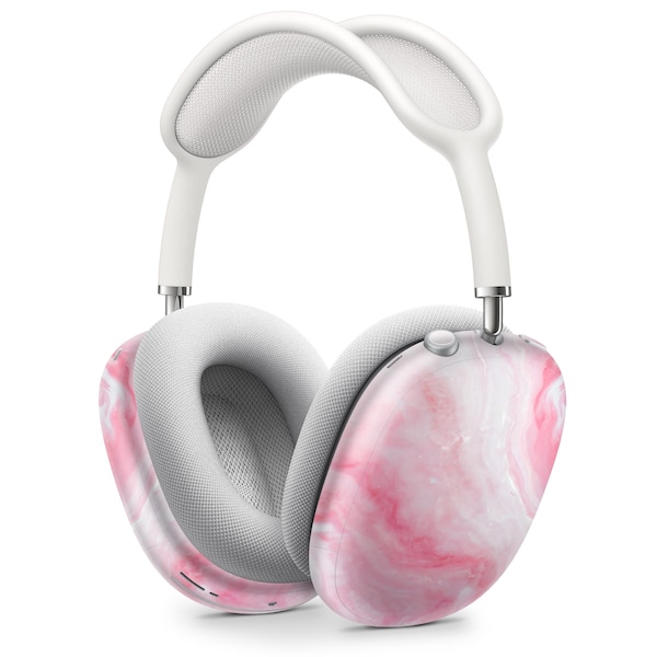 Marbleized Pink Paradise V6 - Full Body Skin Decal Wrap Kit for Apple AirPods Pro Max