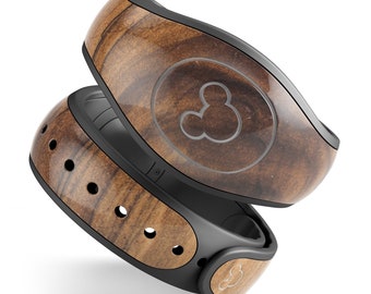 Raw Wood Planks V11 // Cute Best Skin Decal Vinyl Wrap for Disney MagicBand+, 1 or 2 (Adult + Child Magic Band)