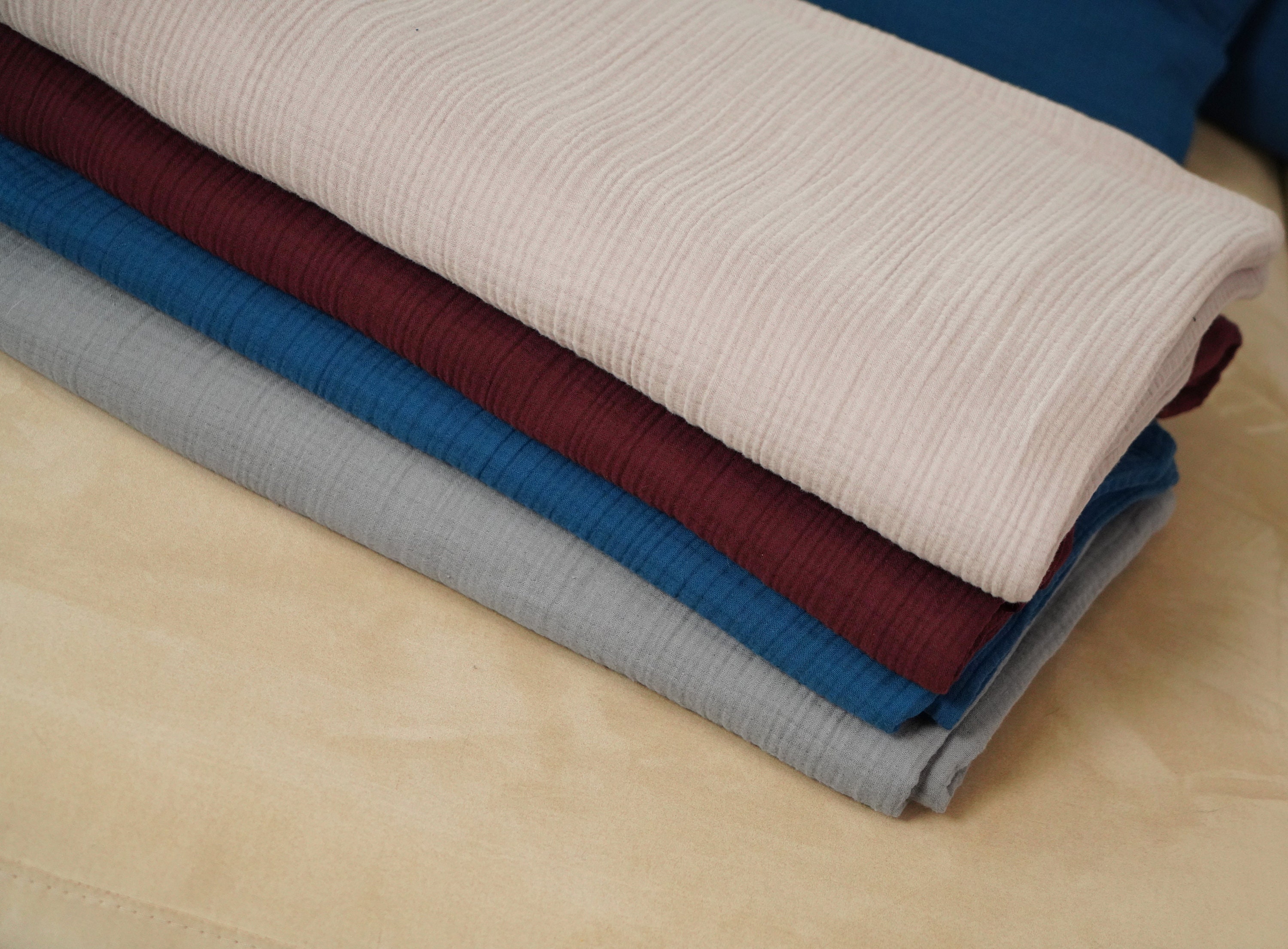 Muslin Bed Cover Set / 4 Layers Muslin Bedspreed / Organic Etsy