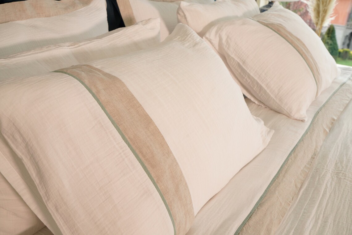 Muslin Bedding Set Organic Gots Certified 100 Cotton Muslin Etsy