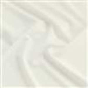 May include: White fabric with a smooth, soft texture. The fabric is slightly wrinkled and has a subtle sheen.