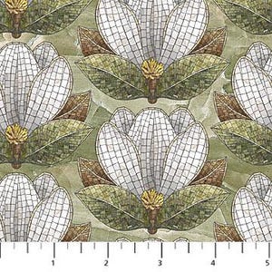 Northcott - Magnolia - Green Multi - DP25373-76 - Fabric by the Yard