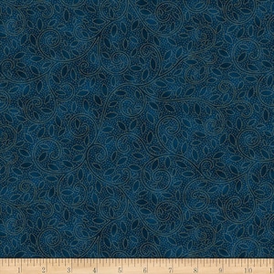 Hoffman - Fall for Autumn - U4989-19G - Navy / Gold - With Metallic Accents