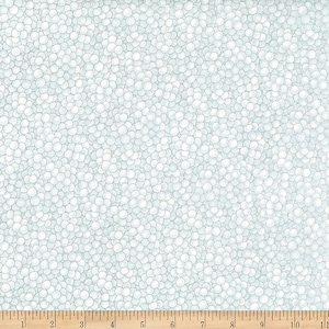 Hoffman - Winter Magic - G8556-113S - Frost / Silver - 100% Cotton Screenprint with Silver Metallic Accent