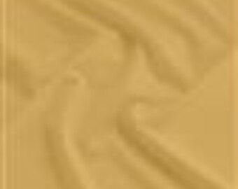 May include: A solid, light brown fabric with a smooth texture. The fabric is slightly wrinkled and has a subtle sheen.