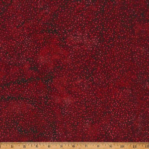 Hoffman - Dot Pattern Batik - 885-568 - Red Velvet