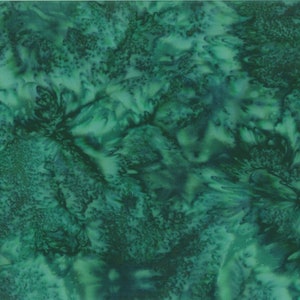 Hoffman - BALI Watercolors - 1895-272 - Mallard - Watercolor Blender Batik Fabric - Teal, Green, Blue/Green - Fabric by the Yard