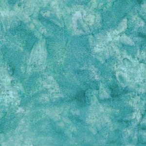 Hoffman - BALI Watercolors - 1895-174 - Seamist Green Blue Batik - Fabric by the Yard