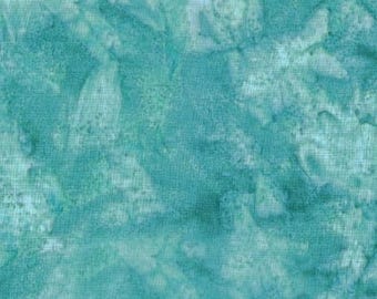 Hoffman - BALI Watercolors - 1895-174 - Seamist Green Blue Batik - Fabric by the Yard