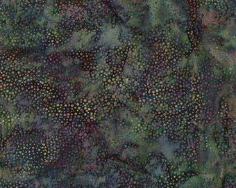 Hoffman - Dot Pattern Batik - 885-225 - Rosemary - Fabric by the Yard
