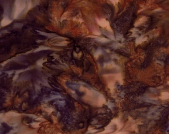 Hoffman - BALI Watercolors - 1895-180 - Walnut - Watercolor Blender Batik Fabric - Brown - Fabric by the Yard