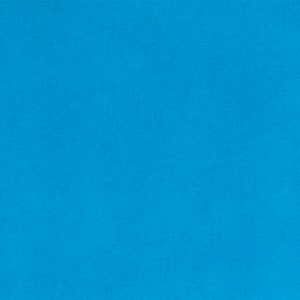 May include: A solid blue background.