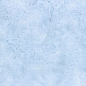 Hoffman - BALI Watercolors - 1895-D7 Dusty Blue - Watercolor Blender Batik Fabric - Light Blue - Fabric by the Yard