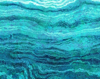 Northcott- Stonehenge Gradations Ombre- Peacock- DP27235-66 - Fabric by the Yard