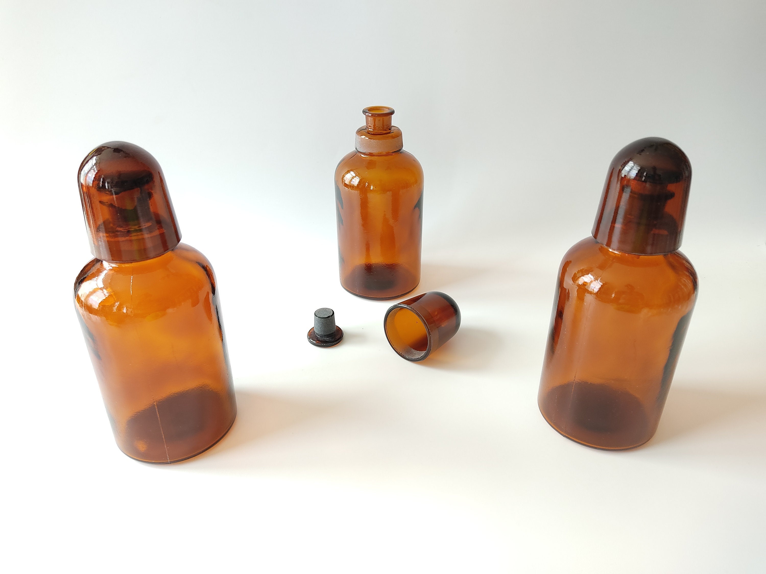 NEW 600 ml Pharmacy Jar / Antique Medical - Pharmacy Glass Jar in excellent condition. brilliant gift - Old Medicine Lab Equipments 1930s