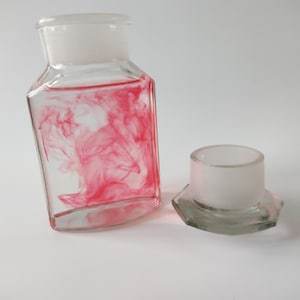 NEW 500 ml Pharmacy Jar / Antique Medical - Pharmacy Glass Jar in excellent condition Brilliant gift - Old Medicine Lab Equipments 1930s